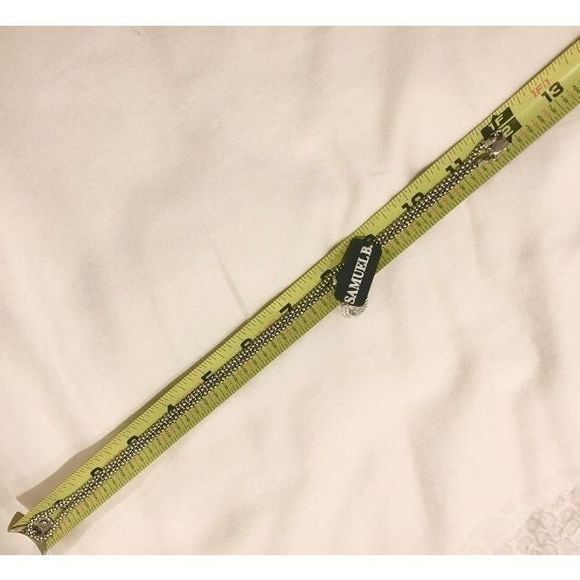 SAMUEL B Sterling Silver 925 Oxidized Popcorn Necklace 24 inches 3mm NWT - Picture 11 of 12